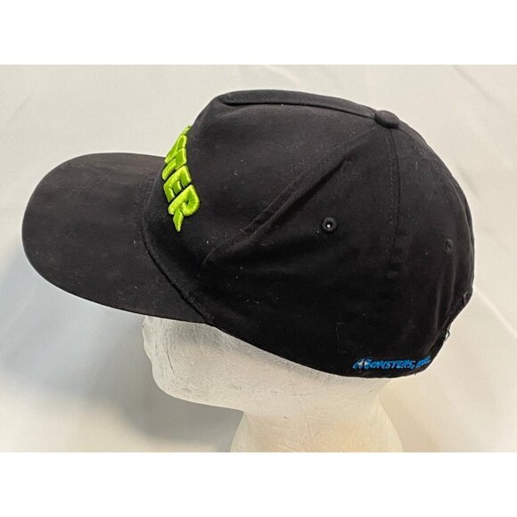 Disney Parks Monsters Inc hat cap youth 6 1/2" one size snap back black - Picture 3 of 10